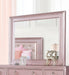Ariston Rose Pink Mirror - Imperial Furniture (Las Vegas, NV) - Multi Location