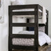 Arlette Twin/Twin Bunk Bed Brown, Black, Gray, & White - Imperial Furniture (Las Vegas, NV) - Multi Location