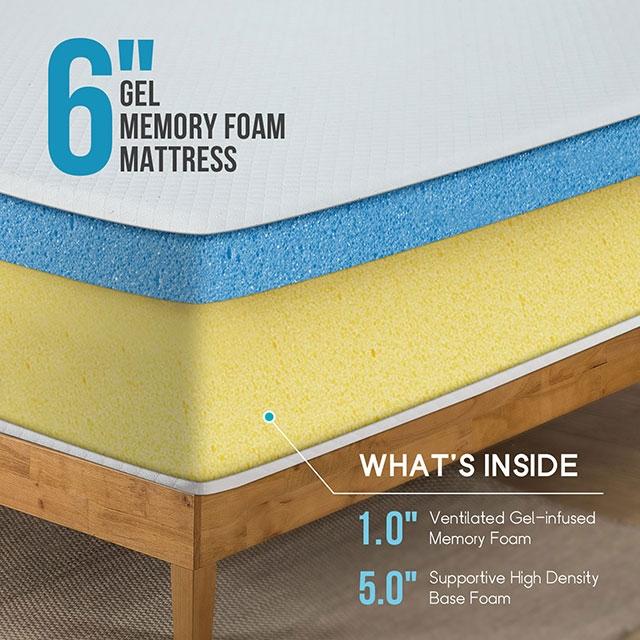 6" Memory Foam Mattress Artemisia - Imperial Furniture (Las Vegas, NV) - Multi Location