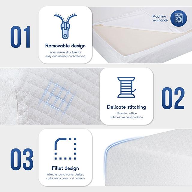 Artemisia 6" Full, Queen, & Twin Memory Foam Mattress - Imperial Furniture (Las Vegas, NV) - Multi Location