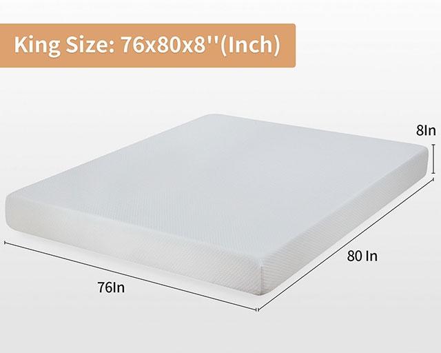 Artemisia 8" Cal. King, E.King, Full, & Queen Memory Foam Mattress - Imperial Furniture (Las Vegas, NV) - Multi Location