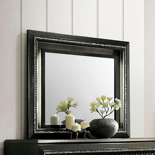 Demetria Metallic Gray Mirror - Imperial Furniture (Las Vegas, NV) - Multi Location