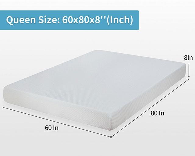 Artemisia 8" Cal. King, E.King, Full, & Queen Memory Foam Mattress - Imperial Furniture (Las Vegas, NV) - Multi Location