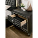 Demetria Metallic Gray Night Stand - Imperial Furniture (Las Vegas, NV) - Multi Location