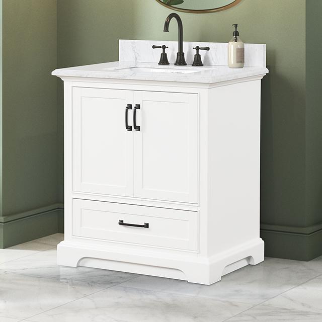 Arthur Vanity with Top/ Sink - Imperial Furniture (Las Vegas, NV) - Multi Location