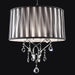 Arya Black/Chrome Ceiling Lamp, Hanging Crystal - Imperial Furniture (Las Vegas, NV) - Multi Location