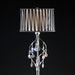 Arya Black/Chrome Floor Lamp, Hanging Crystal - Imperial Furniture (Las Vegas, NV) - Multi Location