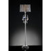 Arya Black/Chrome Floor Lamp, Hanging Crystal - Imperial Furniture (Las Vegas, NV) - Multi Location