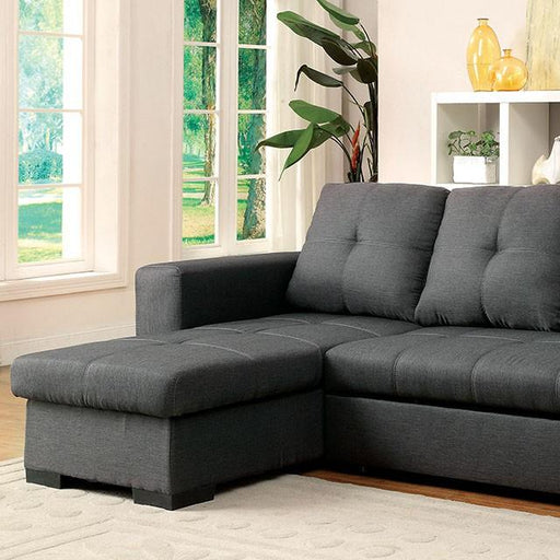 DENTON Sectional, Gray - Imperial Furniture (Las Vegas, NV) - Multi Location