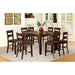 DICKINSON II Dark Cherry Counter Ht. Table w/ 18" Leaf - Imperial Furniture (Las Vegas, NV) - Multi Location