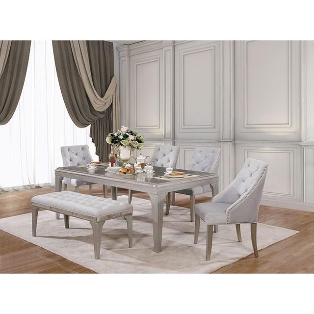 Diocles Dining Table Set with Bench - Imperial Furniture (Las Vegas, NV) - Multi Location