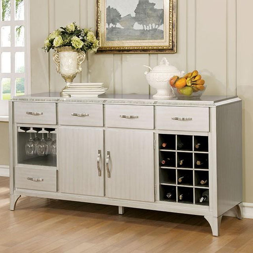 DIOCLES Silver/Gray Server - Imperial Furniture (Las Vegas, NV) - Multi Location