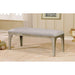 DIOCLES Silver/Light Gray Bench - Imperial Furniture (Las Vegas, NV) - Multi Location