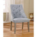 DIOCLES Silver/Light Gray Side Chair (2/CTN) - Imperial Furniture (Las Vegas, NV) - Multi Location