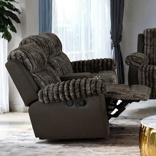 Dionysus Manual Reclining Loveseat Brown - Imperial Furniture (Las Vegas, NV) - Multi Location