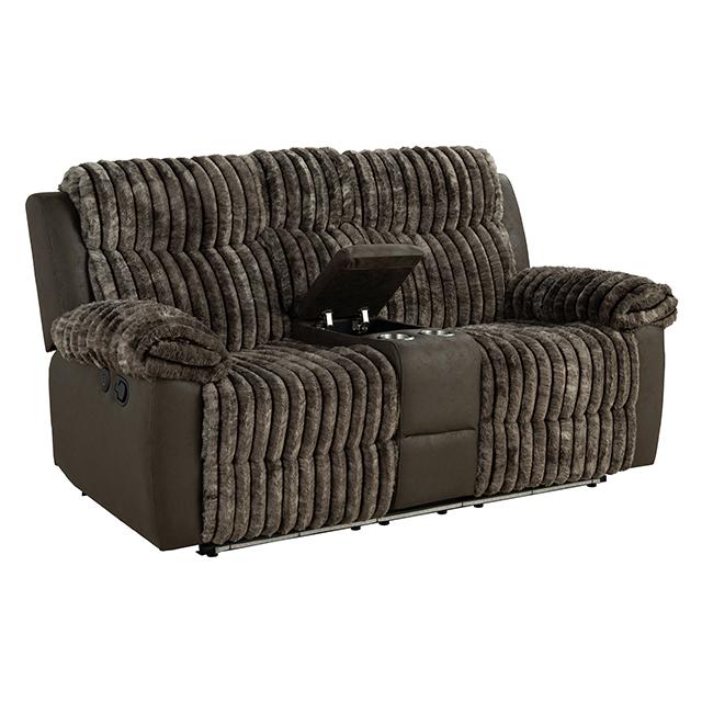 Dionysus Manual Reclining Loveseat Brown - Imperial Furniture (Las Vegas, NV) - Multi Location