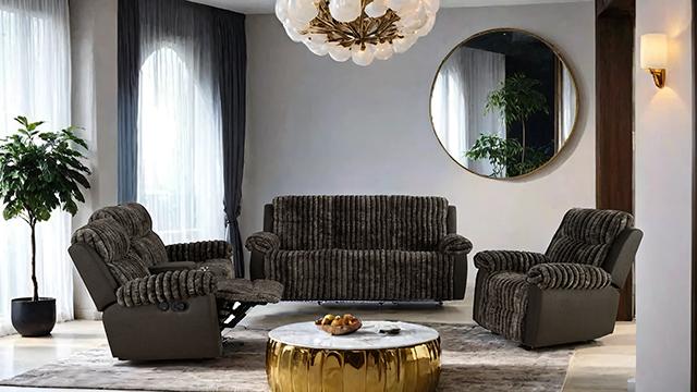 Dionysus Manual Reclining Sofa Brown - Imperial Furniture (Las Vegas, NV) - Multi Location