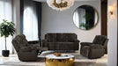 Dionysus Manual Glider Recliner Brown - Imperial Furniture (Las Vegas, NV) - Multi Location