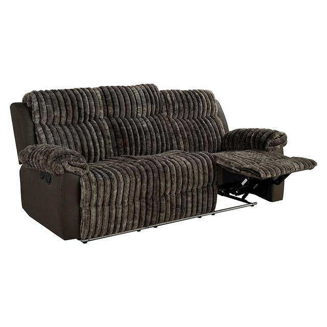 Dionysus Manual Reclining Sofa Brown - Imperial Furniture (Las Vegas, NV) - Multi Location