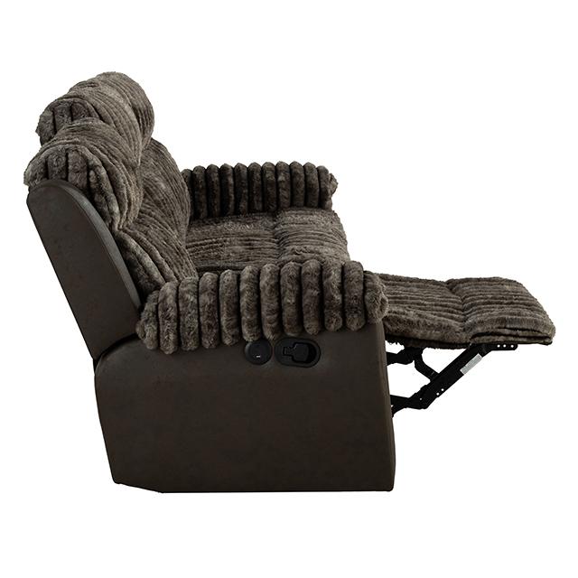 Dionysus Manual Reclining Sofa Brown - Imperial Furniture (Las Vegas, NV) - Multi Location