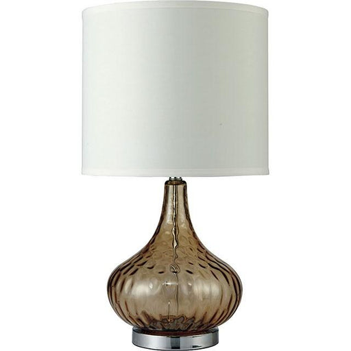 Donna Amber 15"H Glass Amber Table Lamp - Imperial Furniture (Las Vegas, NV) - Multi Location
