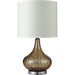 Donna Amber 15"H Glass Amber Table Lamp - Imperial Furniture (Las Vegas, NV) - Multi Location