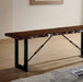 Dulce Walnut Bench - Imperial Furniture (Las Vegas, NV) - Multi Location