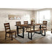 Dulce Walnut/Black Dining Table - Imperial Furniture (Las Vegas, NV) - Multi Location