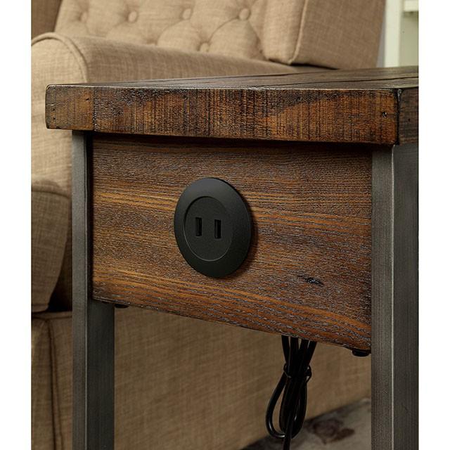 Dundalk Dark Oak Side Table - Imperial Furniture (Las Vegas, NV) - Multi Location