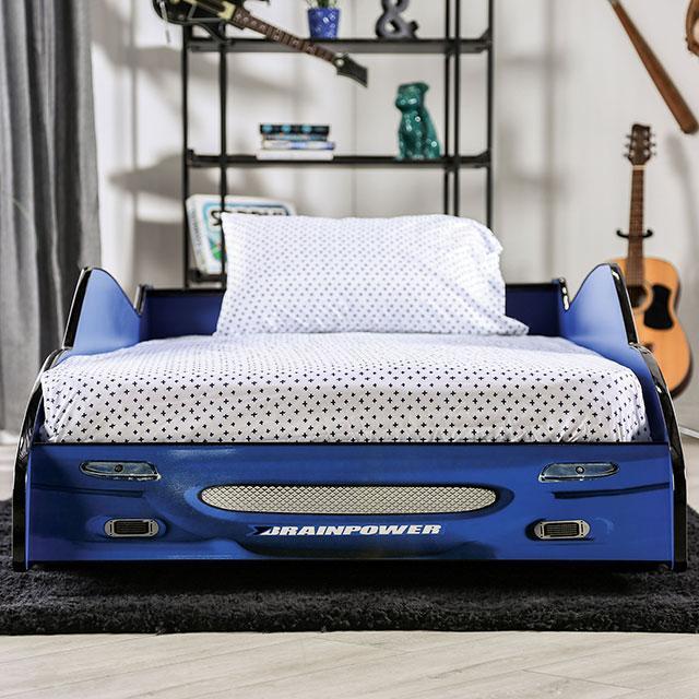 DUSTRACK Twin Bed, Blue & Red - Imperial Furniture (Las Vegas, NV) - Multi Location