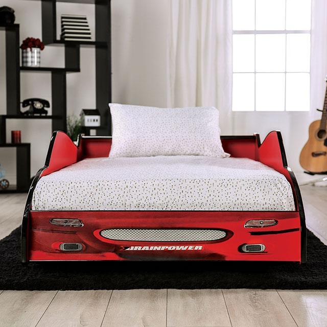 DUSTRACK Twin Bed, Blue & Red - Imperial Furniture (Las Vegas, NV) - Multi Location