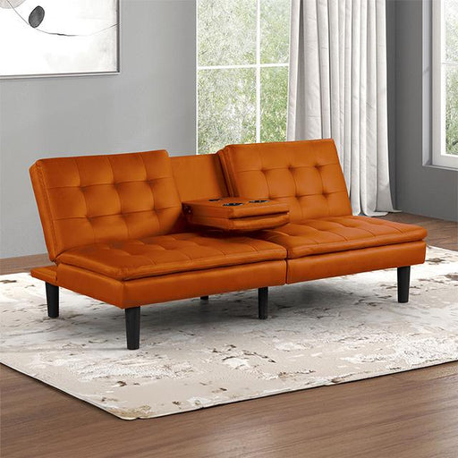 Eidsberg Futon Sofa Bed Orange, Grey, Brown, & Black - Imperial Furniture (Las Vegas, NV) - Multi Location