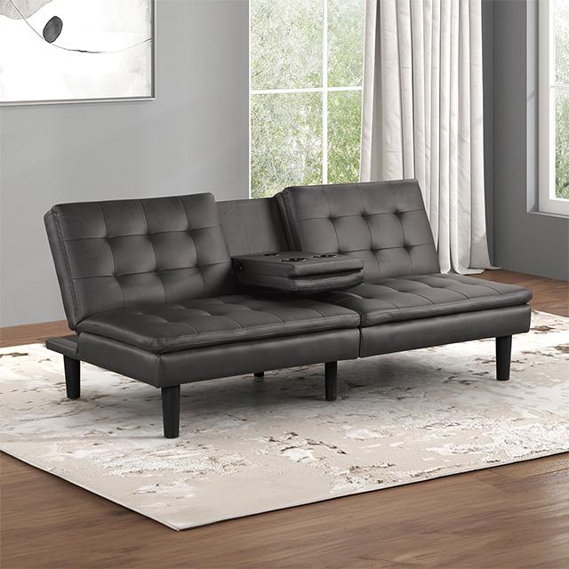 Eidsberg Futon Sofa Bed Orange, Grey, Brown, & Black - Imperial Furniture (Las Vegas, NV) - Multi Location