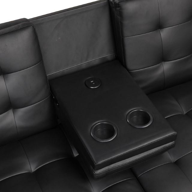 Eidsberg Futon Sofa Bed Orange, Grey, Brown, & Black - Imperial Furniture (Las Vegas, NV) - Multi Location