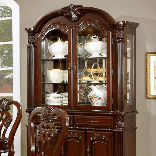ELANA Brown Cherry Hutch & Buffet, Cherry - Imperial Furniture (Las Vegas, NV) - Multi Location