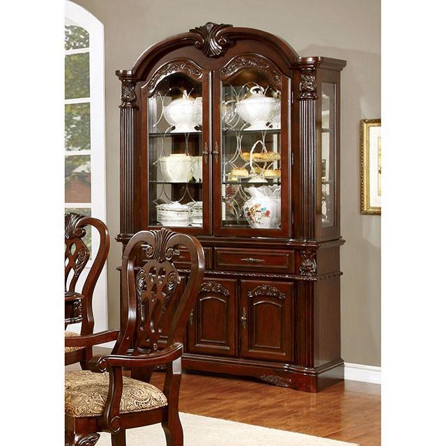 ELANA Brown Cherry Dining Table w/ 18" Butterfly Leaf - Imperial Furniture (Las Vegas, NV) - Multi Location
