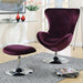 Eloise Purple Accent Chair w/ Ottoman - Imperial Furniture (Las Vegas, NV) - Multi Location