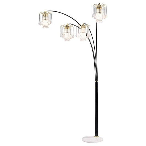 Elouise Black/Gold Arch Lamp - Imperial Furniture (Las Vegas, NV) - Multi Location