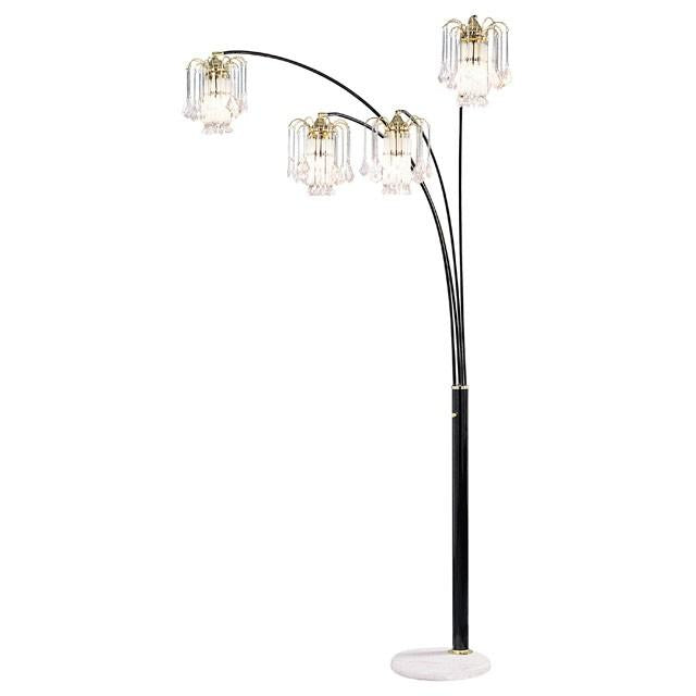 Elouise Black/Gold Arch Lamp - Imperial Furniture (Las Vegas, NV) - Multi Location