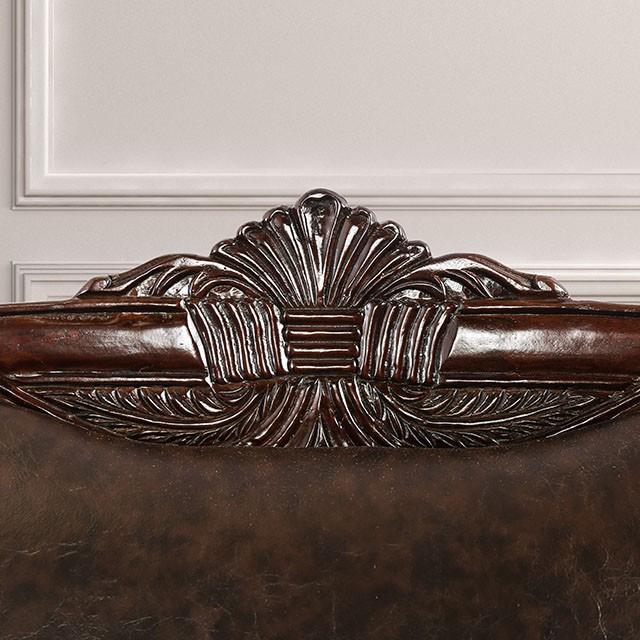 ELPIS Brown/Espresso Love Seat - Imperial Furniture (Las Vegas, NV) - Multi Location