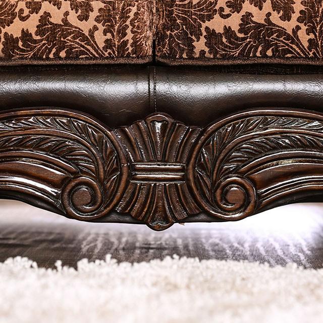 ELPIS Brown/Espresso Sofa - Imperial Furniture (Las Vegas, NV) - Multi Location