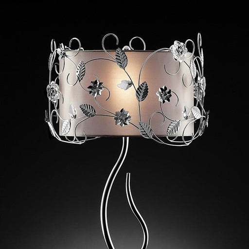 Elva Silver/Chrome Table Lamp, Double Shade - Imperial Furniture (Las Vegas, NV) - Multi Location