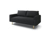 ELVERUM Loveseat, Black - Imperial Furniture (Las Vegas, NV) - Multi Location