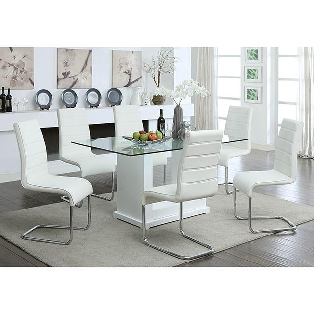Eva 7 Pc Dining Table Set - Imperial Furniture (Las Vegas, NV) - Multi Location