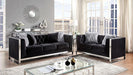 EVADNE Loveseat w/ Pillows, Black - Imperial Furniture (Las Vegas, NV) - Multi Location