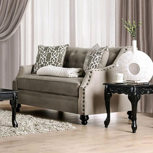 Ezrin Light Brown Love Seat - Imperial Furniture (Las Vegas, NV) - Multi Location