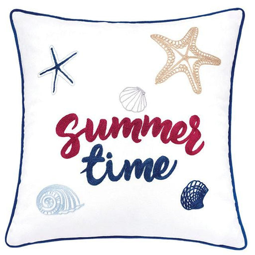 Emmie White 20" X 20" Pillow, Summer Time - Imperial Furniture (Las Vegas, NV) - Multi Location