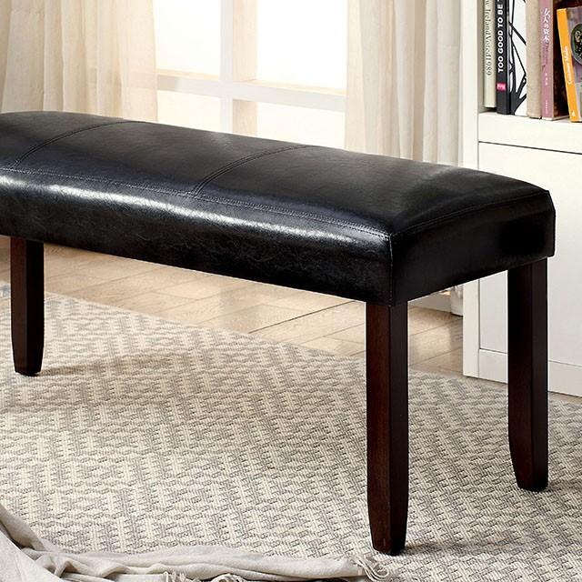 EMMONS I Dark Cherry/Espresso Bench - Imperial Furniture (Las Vegas, NV) - Multi Location