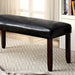 EMMONS I Dark Cherry/Espresso Bench - Imperial Furniture (Las Vegas, NV) - Multi Location