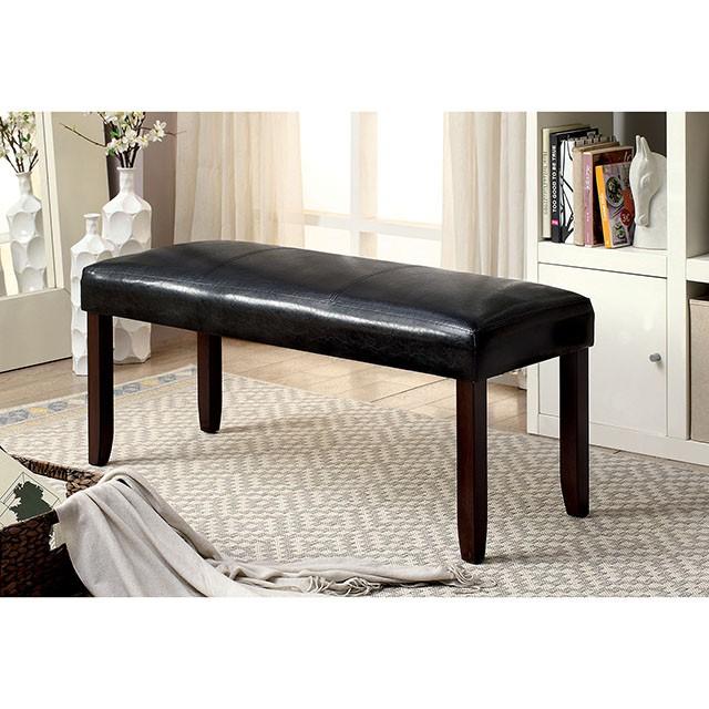 EMMONS I Dark Cherry/Espresso Bench - Imperial Furniture (Las Vegas, NV) - Multi Location